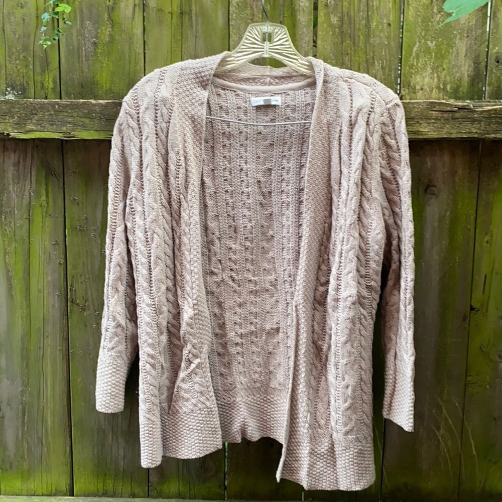 Croft & Barrow open cardigan sz. S